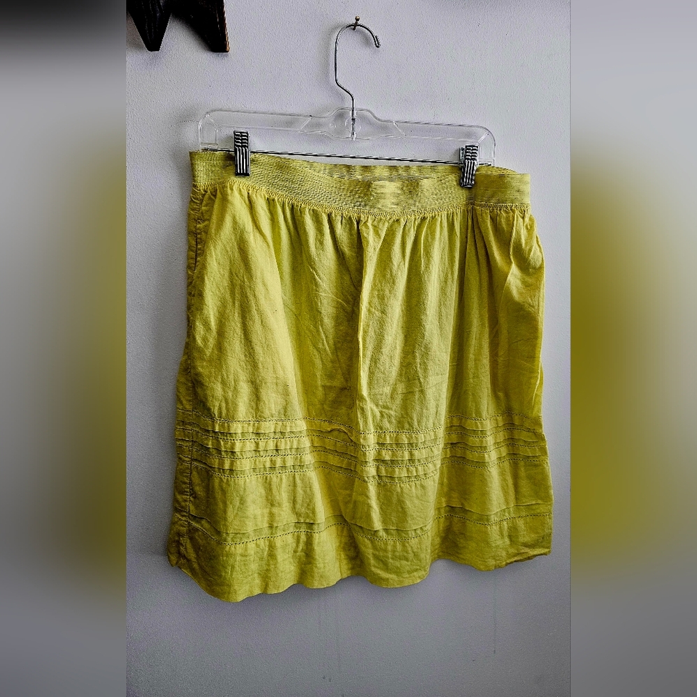 Lime Yellow Women's Large Skirt - Picture 1 of 6